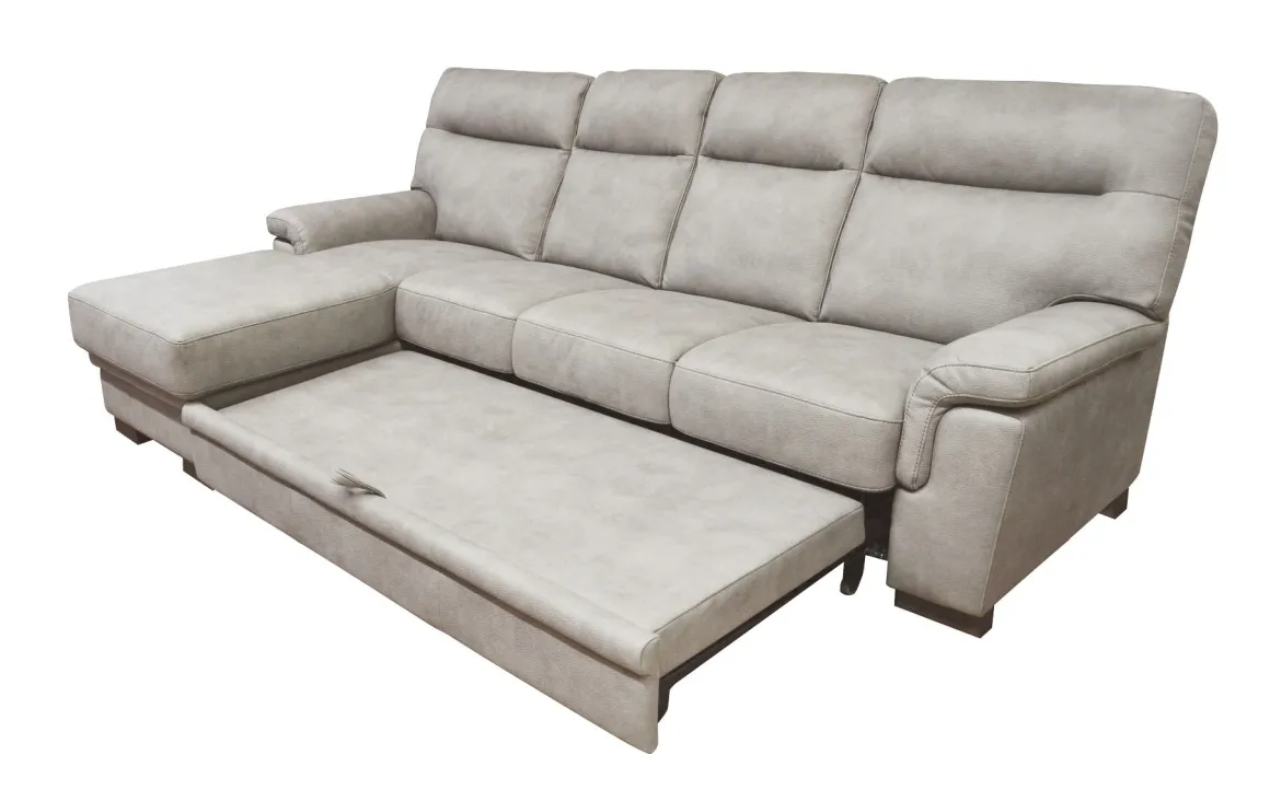 SALOTTO FLAVIA CON PENISOLA SX IN TESSUTO GRIGIO CHIARO: vendita online SALOTTO FLAVIA CON PENISOLA SX IN TESSUTO GRIGIO CHIARO in offerta