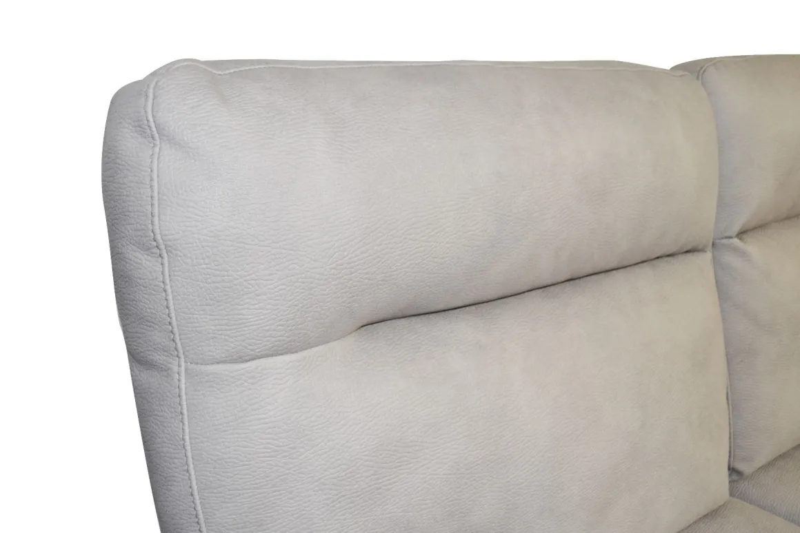 SALOTTO FLAVIA CON PENISOLA SX IN TESSUTO GRIGIO CHIARO: vendita online SALOTTO FLAVIA CON PENISOLA SX IN TESSUTO GRIGIO CHIARO in offerta
