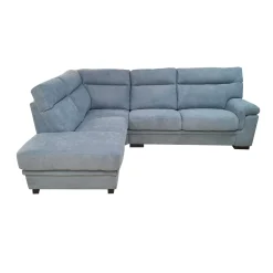SALOTTO FLAVIA CON PENISOLA SX IN TESSUTO BLUE: vendita online SALOTTO FLAVIA CON PENISOLA SX IN TESSUTO BLUE in offerta
