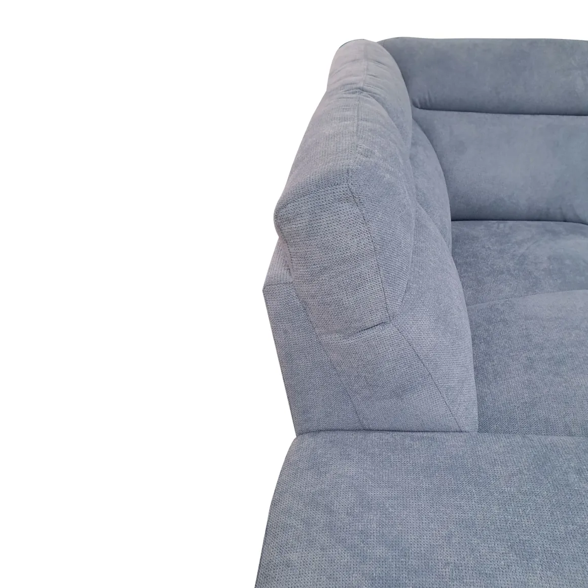 SALOTTO FLAVIA CON PENISOLA SX IN TESSUTO BLUE: vendita online SALOTTO FLAVIA CON PENISOLA SX IN TESSUTO BLUE in offerta