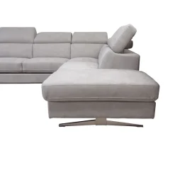 SALOTTO GIADA ANGOLARE DX IN TESSUTO GRIGIO CHIARO: vendita online SALOTTO GIADA ANGOLARE DX IN TESSUTO GRIGIO CHIARO in offerta