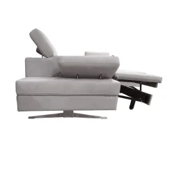 SALOTTO GIADA ANGOLARE DX IN TESSUTO GRIGIO CHIARO: vendita online SALOTTO GIADA ANGOLARE DX IN TESSUTO GRIGIO CHIARO in offerta
