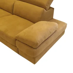 SALOTTO GIADA ANGOLARE SX IN TESSUTO OCRA: vendita online SALOTTO GIADA ANGOLARE SX IN TESSUTO OCRA in offerta