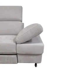 SALOTTO GIADA ANGOLARE SX IN TESSUTO GRIGIO CHIARO: vendita online SALOTTO GIADA ANGOLARE SX IN TESSUTO GRIGIO CHIARO in offerta