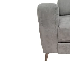 SALOTTO GINKO ANGOLRE DX CON CARRELLO ESTRAIBILE IN TESSUTO NABUCCO GRIGIO: vendita online SALOTTO GINKO ANGOLRE DX CON CARRELLO ESTRAIBILE IN TESSUTO NABUCCO GRIGIO in offerta