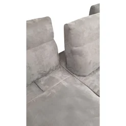 SALOTTO GINKO ANGOLRE DX CON CARRELLO ESTRAIBILE IN TESSUTO NABUCCO GRIGIO: vendita online SALOTTO GINKO ANGOLRE DX CON CARRELLO ESTRAIBILE IN TESSUTO NABUCCO GRIGIO in offerta