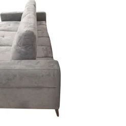 SALOTTO GINKO ANGOLRE DX CON CARRELLO ESTRAIBILE IN TESSUTO NABUCCO GRIGIO: vendita online SALOTTO GINKO ANGOLRE DX CON CARRELLO ESTRAIBILE IN TESSUTO NABUCCO GRIGIO in offerta