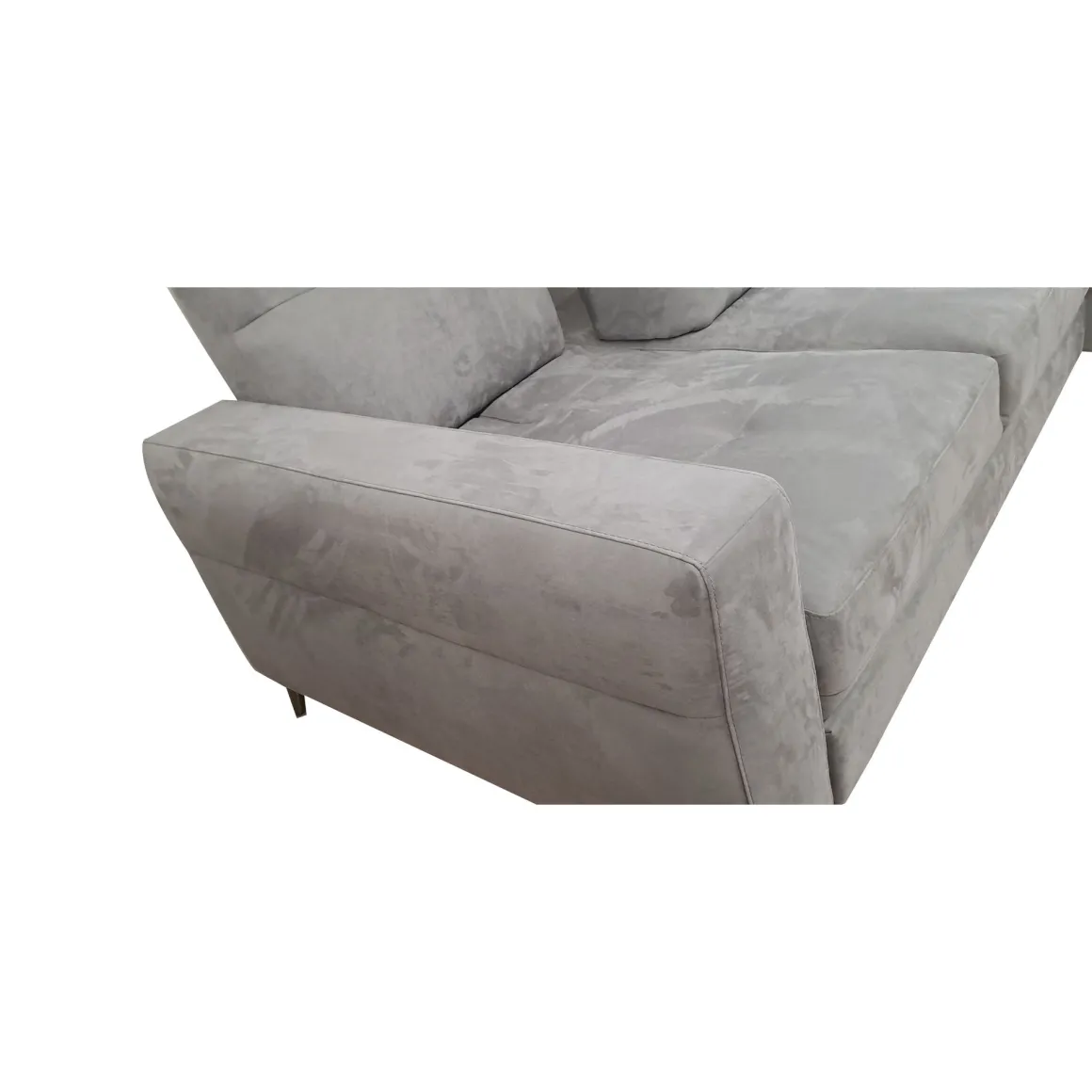SALOTTO GINKO ANGOLRE SX CON CARRELLO ESTRAIBILE IN TESSUTO NABUCCO GRIGIO: vendita online SALOTTO GINKO ANGOLRE SX CON CARRELLO ESTRAIBILE IN TESSUTO NABUCCO GRIGIO in offerta