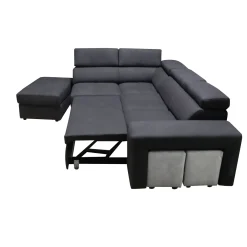 Salotto in tessuto con carrello online
