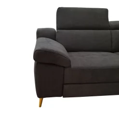 SALOTTO JACK CON PENISOLA DX IN TESSUTO NERO : vendita online SALOTTO JACK CON PENISOLA DX IN TESSUTO NERO in offerta