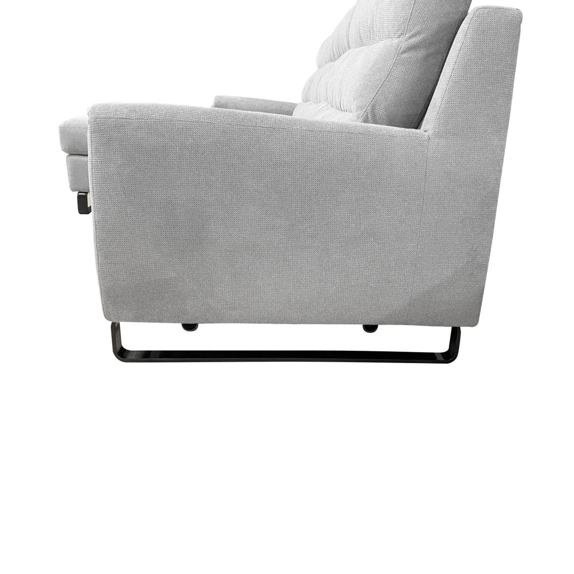 SALOTTO LEO CHAISE LONGUE SX CON CARRELLO ESTRAIBILE IN TESSUTO GRIGIO CHIARO: vendita online SALOTTO LEO CHAISE LONGUE SX CON CARRELLO ESTRAIBILE IN TESSUTO GRIGIO CHIARO in offerta