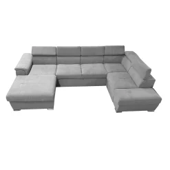 SALOTTO LONDON ANGOLARE IN TESSUTO GRIGIO: vendita online SALOTTO LONDON ANGOLARE IN TESSUTO GRIGIO in offerta