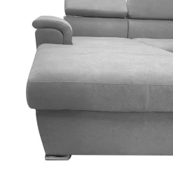 SALOTTO LONDON ANGOLARE IN TESSUTO GRIGIO: vendita online SALOTTO LONDON ANGOLARE IN TESSUTO GRIGIO in offerta