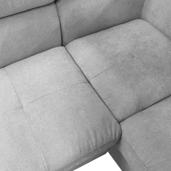 SALOTTO LONDON ANGOLARE IN TESSUTO GRIGIO: vendita online SALOTTO LONDON ANGOLARE IN TESSUTO GRIGIO in offerta
