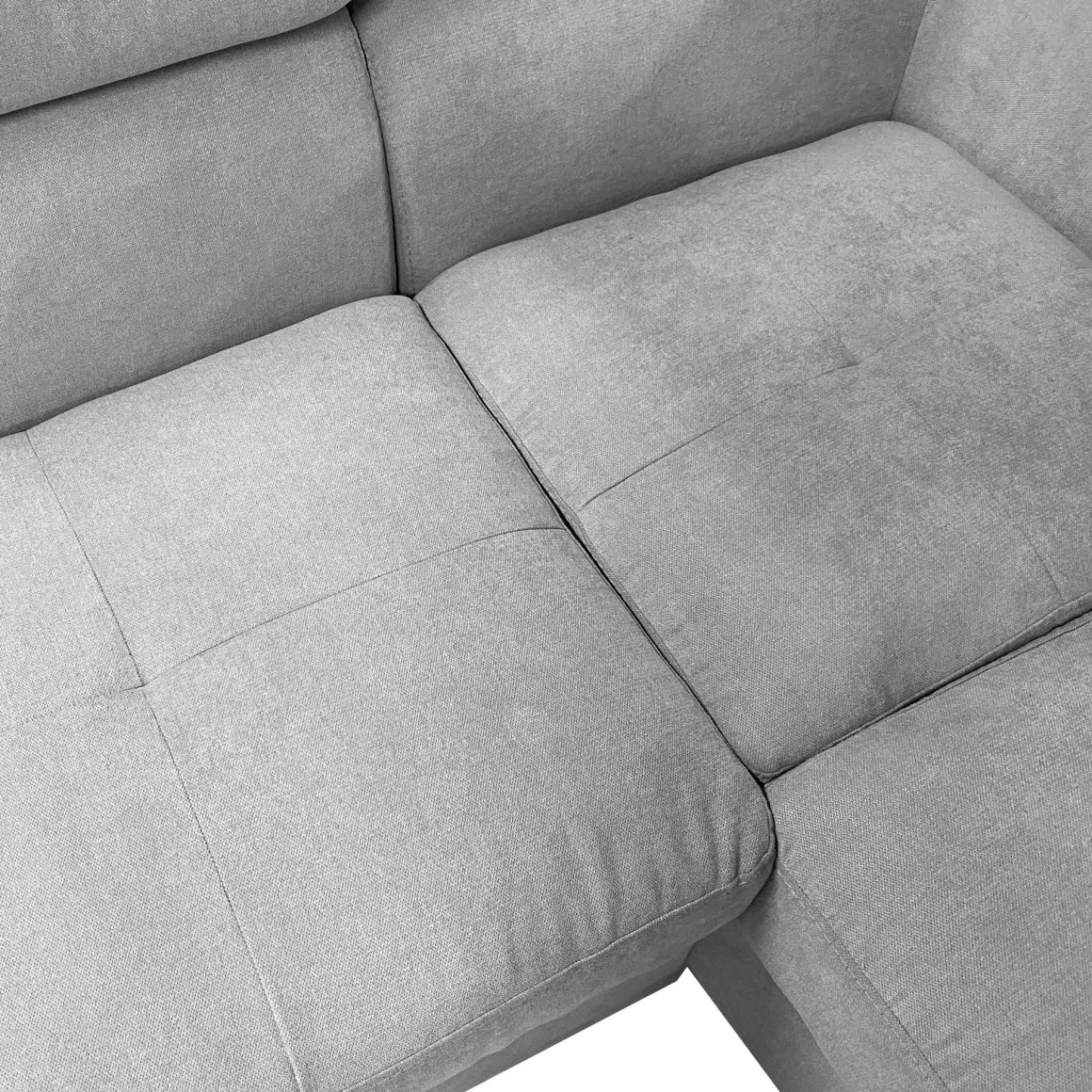 SALOTTO LONDON ANGOLARE IN TESSUTO GRIGIO: vendita online SALOTTO LONDON ANGOLARE IN TESSUTO GRIGIO in offerta