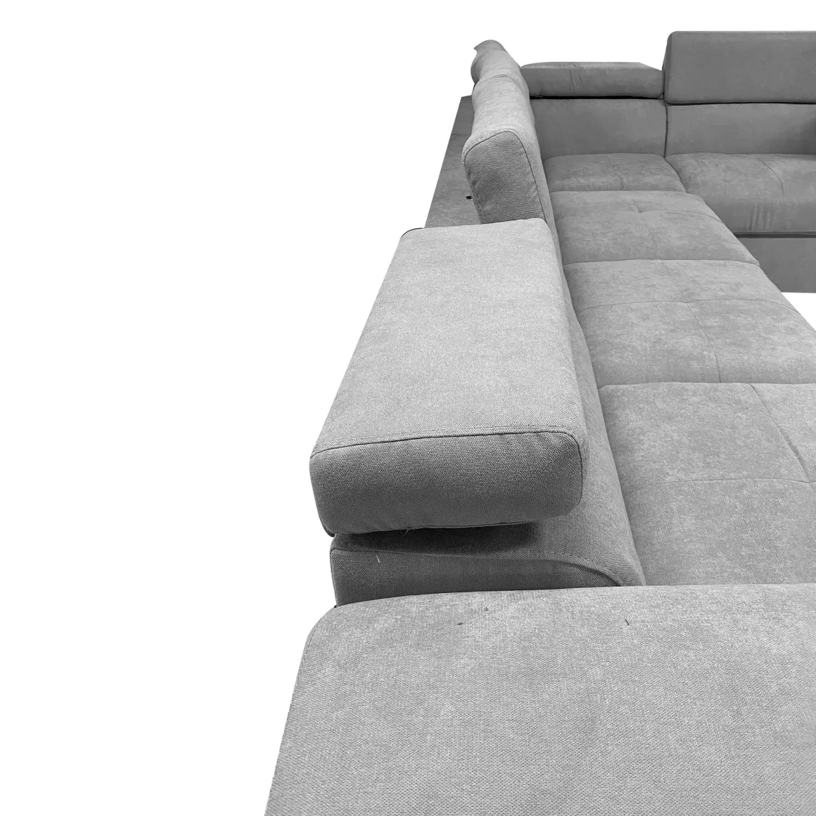 SALOTTO LONDON ANGOLARE IN TESSUTO GRIGIO: vendita online SALOTTO LONDON ANGOLARE IN TESSUTO GRIGIO in offerta