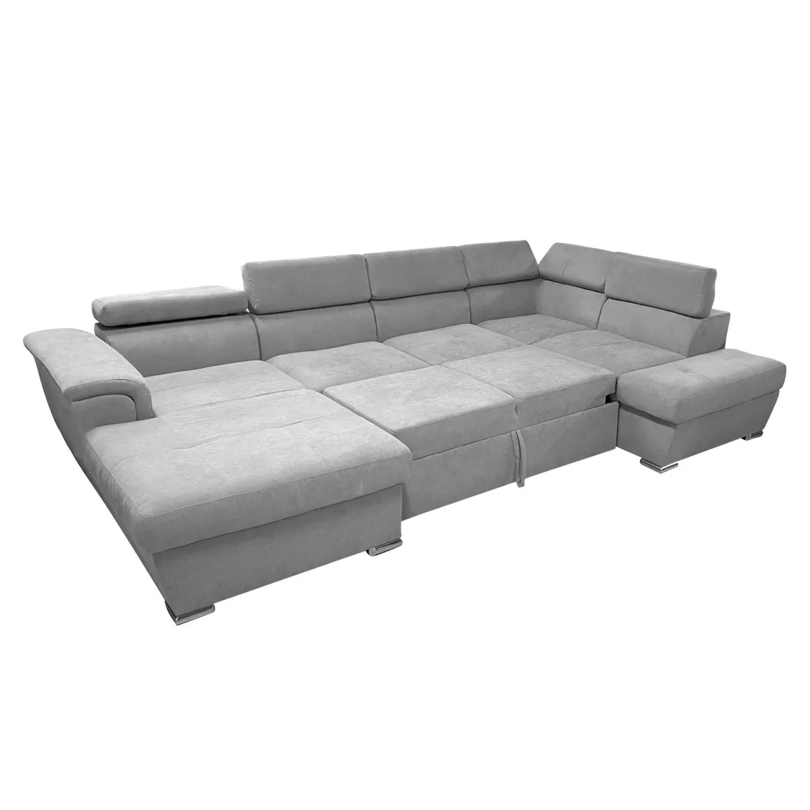 SALOTTO LONDON ANGOLARE IN TESSUTO GRIGIO: vendita online SALOTTO LONDON ANGOLARE IN TESSUTO GRIGIO in offerta