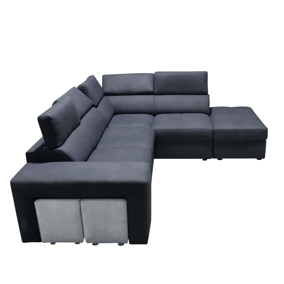 SALOTTO MOD. 192 ANGOLARE DX IN TESSUTO GRIGIO SCURO E GRIGIO CHIARO: vendita online SALOTTO MOD. 192 ANGOLARE DX IN TESSUTO GRIGIO SCURO E GRIGIO CHIARO in offerta