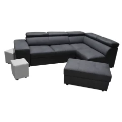 SALOTTO MOD. 192 ANGOLARE DX IN TESSUTO GRIGIO SCURO E GRIGIO CHIARO: vendita online SALOTTO MOD. 192 ANGOLARE DX IN TESSUTO GRIGIO SCURO E GRIGIO CHIARO in offerta