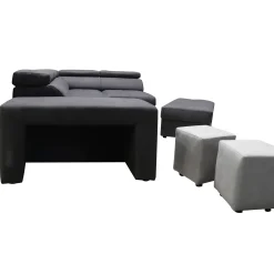 SALOTTO MOD. 192 ANGOLARE DX IN TESSUTO GRIGIO SCURO E GRIGIO CHIARO: vendita online SALOTTO MOD. 192 ANGOLARE DX IN TESSUTO GRIGIO SCURO E GRIGIO CHIARO in offerta