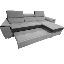 SALOTTO MOD. 205 CON PENISOLA GRIGIO CHIARO E GRIGIO SCURO: vendita online SALOTTO MOD. 205 CON PENISOLA GRIGIO CHIARO E GRIGIO SCURO in offerta