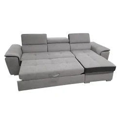 SALOTTO MOD. 205 CON PENISOLA GRIGIO CHIARO E GRIGIO SCURO: vendita online SALOTTO MOD. 205 CON PENISOLA GRIGIO CHIARO E GRIGIO SCURO in offerta