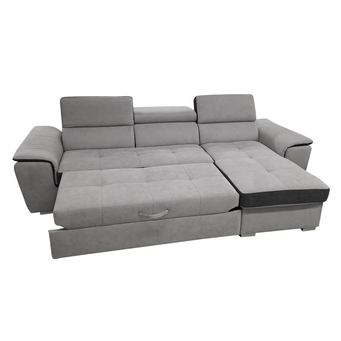 SALOTTO MOD. 205 CON PENISOLA GRIGIO CHIARO E GRIGIO SCURO: vendita online SALOTTO MOD. 205 CON PENISOLA GRIGIO CHIARO E GRIGIO SCURO in offerta