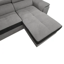 SALOTTO MOD. 205 CON PENISOLA GRIGIO CHIARO E GRIGIO SCURO: vendita online SALOTTO MOD. 205 CON PENISOLA GRIGIO CHIARO E GRIGIO SCURO in offerta