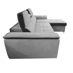 SALOTTO MOD. 205 CON PENISOLA GRIGIO CHIARO E GRIGIO SCURO: vendita online SALOTTO MOD. 205 CON PENISOLA GRIGIO CHIARO E GRIGIO SCURO in offerta