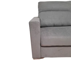 SALOTTO MOD. KENDALL CON PENISOLA E CARRELLO ESTRAIBILE IN TESSUTO GRIGIO: vendita online SALOTTO MOD. KENDALL CON PENISOLA E CARRELLO ESTRAIBILE IN TESSUTO GRIGIO in offerta