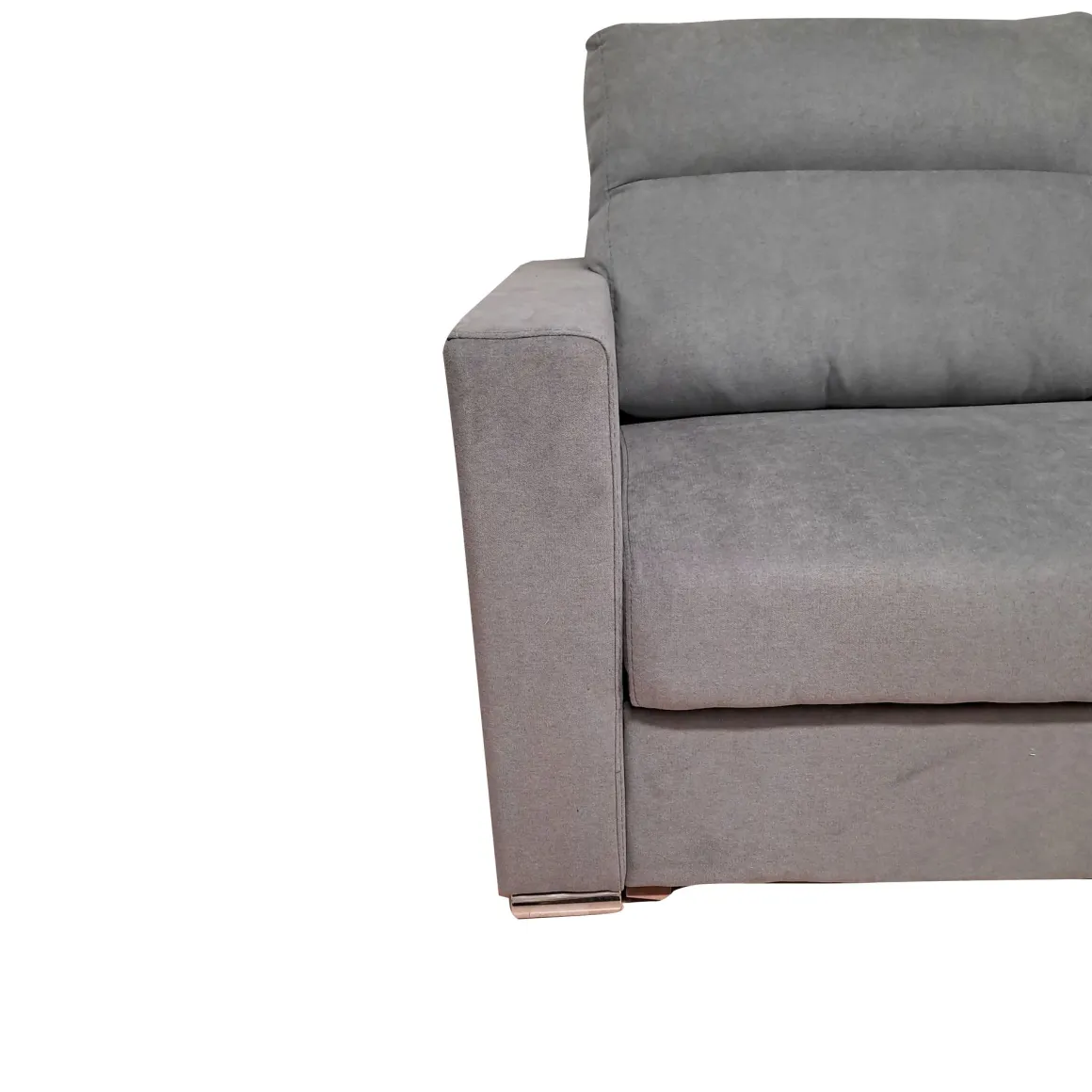 SALOTTO MOD. KENDALL CON PENISOLA E CARRELLO ESTRAIBILE IN TESSUTO GRIGIO: vendita online SALOTTO MOD. KENDALL CON PENISOLA E CARRELLO ESTRAIBILE IN TESSUTO GRIGIO in offerta