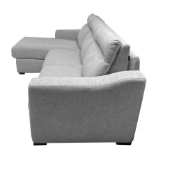 SALOTTO RYAN CON PENISOLA IN TESSUTO GRIGIO CHIARO: vendita online SALOTTO RYAN CON PENISOLA IN TESSUTO GRIGIO CHIARO in offerta