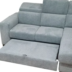 SALOTTO SMART CHAISE LONGUE DX CON CARRELLO ESTRAIBILE IN TESSUTO AVIO: vendita online SALOTTO SMART CHAISE LONGUE DX CON CARRELLO ESTRAIBILE IN TESSUTO AVIO in offerta