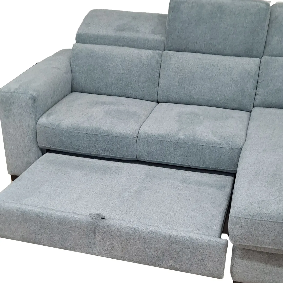 SALOTTO SMART CHAISE LONGUE DX CON CARRELLO ESTRAIBILE IN TESSUTO AVIO: vendita online SALOTTO SMART CHAISE LONGUE DX CON CARRELLO ESTRAIBILE IN TESSUTO AVIO in offerta