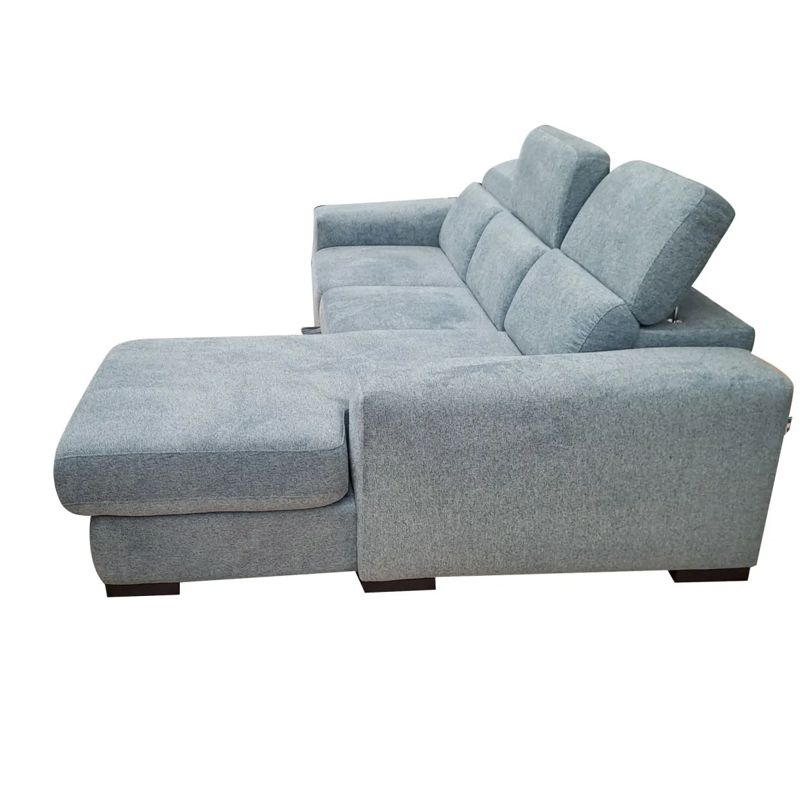 SALOTTO SMART CHAISE LONGUE DX CON CARRELLO ESTRAIBILE IN TESSUTO AVIO: vendita online SALOTTO SMART CHAISE LONGUE DX CON CARRELLO ESTRAIBILE IN TESSUTO AVIO in offerta