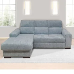 SALOTTO SMART CHAISE LONGUE SX CON CARRELLO ESTRAIBILE IN TESSUTO AVIO: vendita online SALOTTO SMART CHAISE LONGUE SX CON CARRELLO ESTRAIBILE IN TESSUTO AVIO in offerta