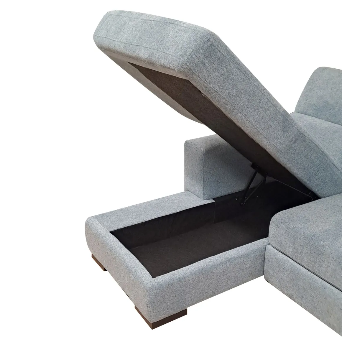 SALOTTO SMART CHAISE LONGUE SX CON CARRELLO ESTRAIBILE IN TESSUTO AVIO: vendita online SALOTTO SMART CHAISE LONGUE SX CON CARRELLO ESTRAIBILE IN TESSUTO AVIO in offerta