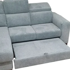 SALOTTO SMART CHAISE LONGUE SX CON CARRELLO ESTRAIBILE IN TESSUTO AVIO: vendita online SALOTTO SMART CHAISE LONGUE SX CON CARRELLO ESTRAIBILE IN TESSUTO AVIO in offerta