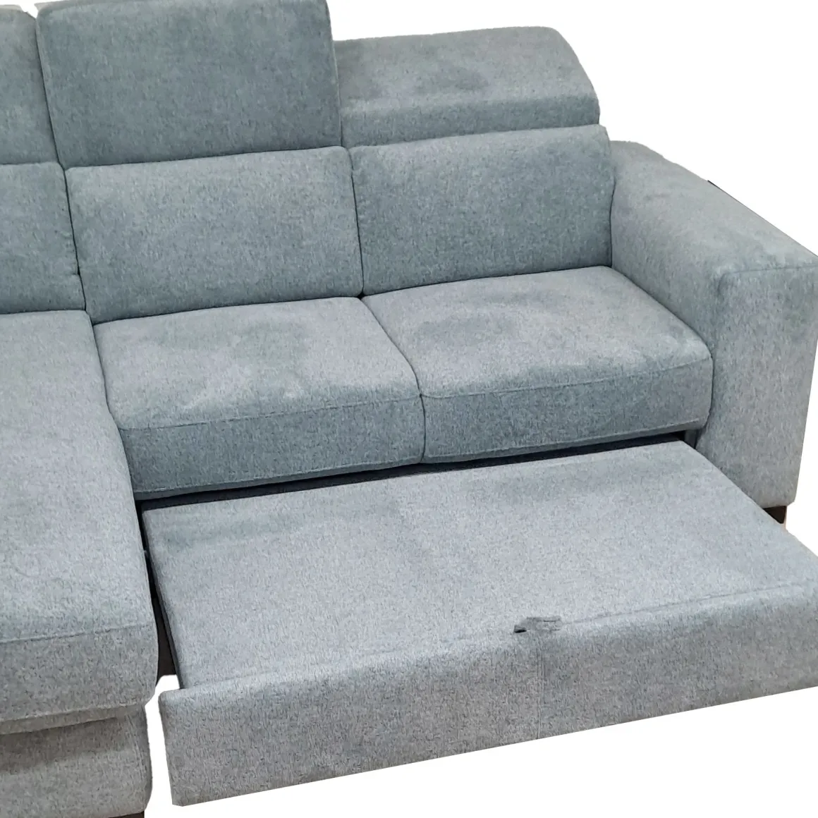 SALOTTO SMART CHAISE LONGUE SX CON CARRELLO ESTRAIBILE IN TESSUTO AVIO: vendita online SALOTTO SMART CHAISE LONGUE SX CON CARRELLO ESTRAIBILE IN TESSUTO AVIO in offerta