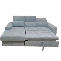 SALOTTO SMART CHAISE LONGUE SX CON CARRELLO ESTRAIBILE IN TESSUTO AVIO: vendita online SALOTTO SMART CHAISE LONGUE SX CON CARRELLO ESTRAIBILE IN TESSUTO AVIO in offerta