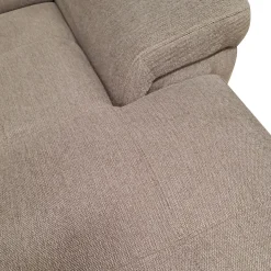 SALOTTO STELLA CHAISE LONGUE DX CON CARRELLO ESTRAIBILE IN TESSUTO TORTORA: vendita online SALOTTO STELLA CHAISE LONGUE DX CON CARRELLO ESTRAIBILE IN TESSUTO TORTORA in offerta