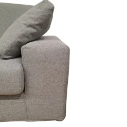 SALOTTO SYDNEY CON PENISOLA IN TESSUTO GRIGIO CHIARO: vendita online SALOTTO SYDNEY CON PENISOLA IN TESSUTO GRIGIO CHIARO in offerta