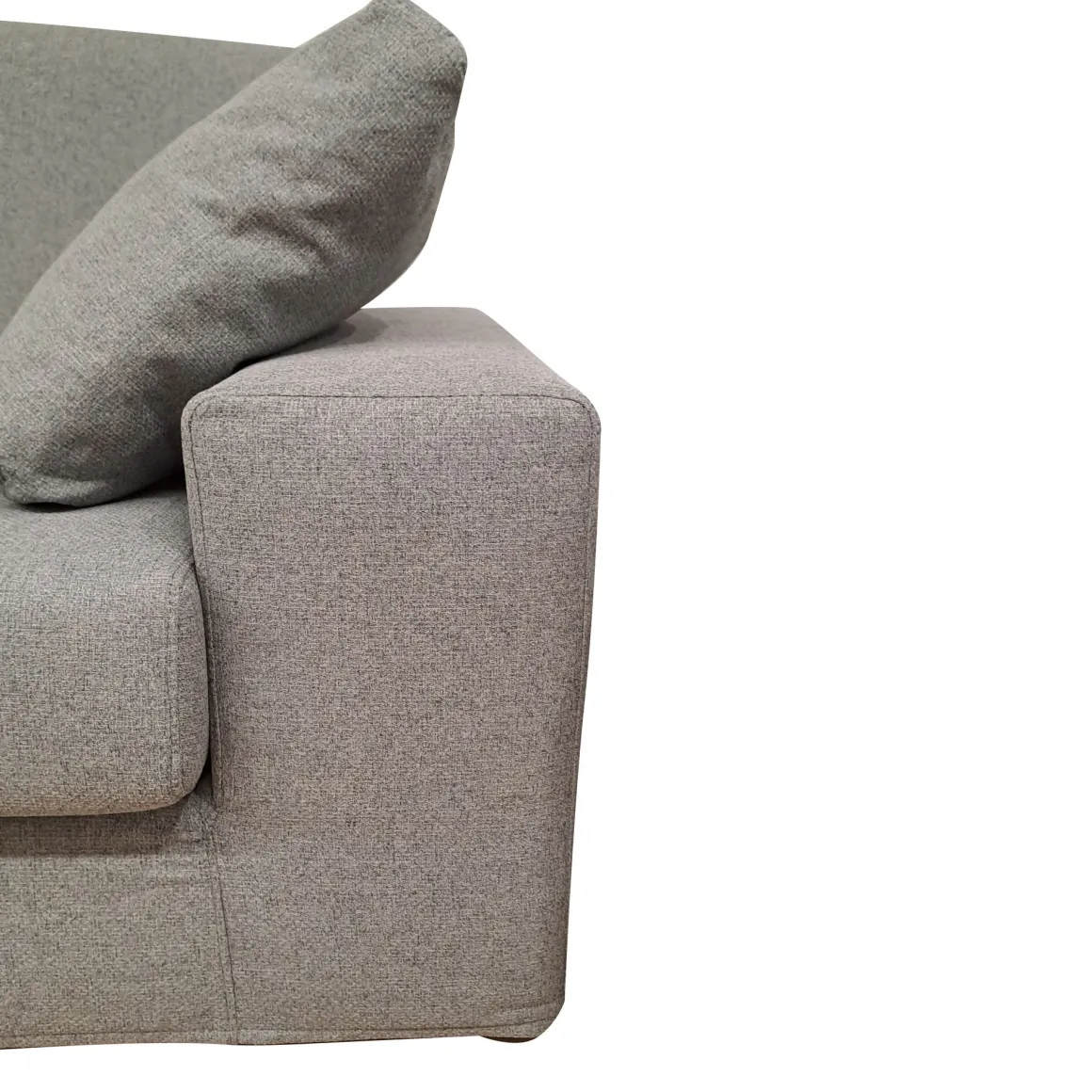 SALOTTO SYDNEY CON PENISOLA IN TESSUTO GRIGIO CHIARO: vendita online SALOTTO SYDNEY CON PENISOLA IN TESSUTO GRIGIO CHIARO in offerta
