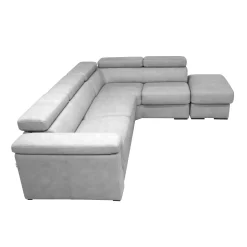 SALOTTO TETRIS ANGOLARE DX CON RETE ELETTROSALDATA IN TESSUTO GRIGIO CHIARO: vendita online SALOTTO TETRIS ANGOLARE DX CON RETE ELETTROSALDATA IN TESSUTO GRIGIO CHIARO in offerta