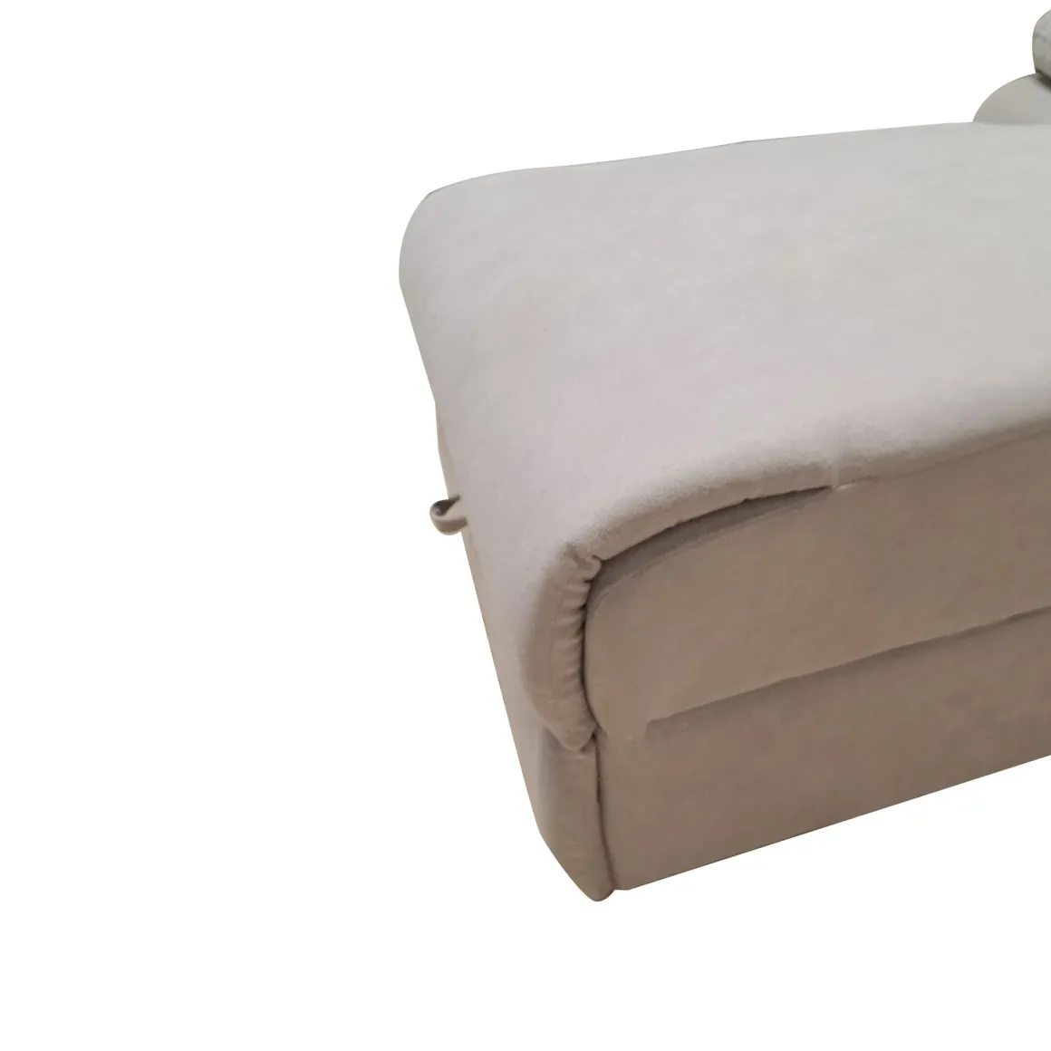 SALOTTO ULISSE CHAISE LONGUE SX CON RECLINER MANUALE TESSUTO TORTORA CHIARO: vendita online SALOTTO ULISSE CHAISE LONGUE SX CON RECLINER MANUALE TESSUTO TORTORA CHIARO in offerta