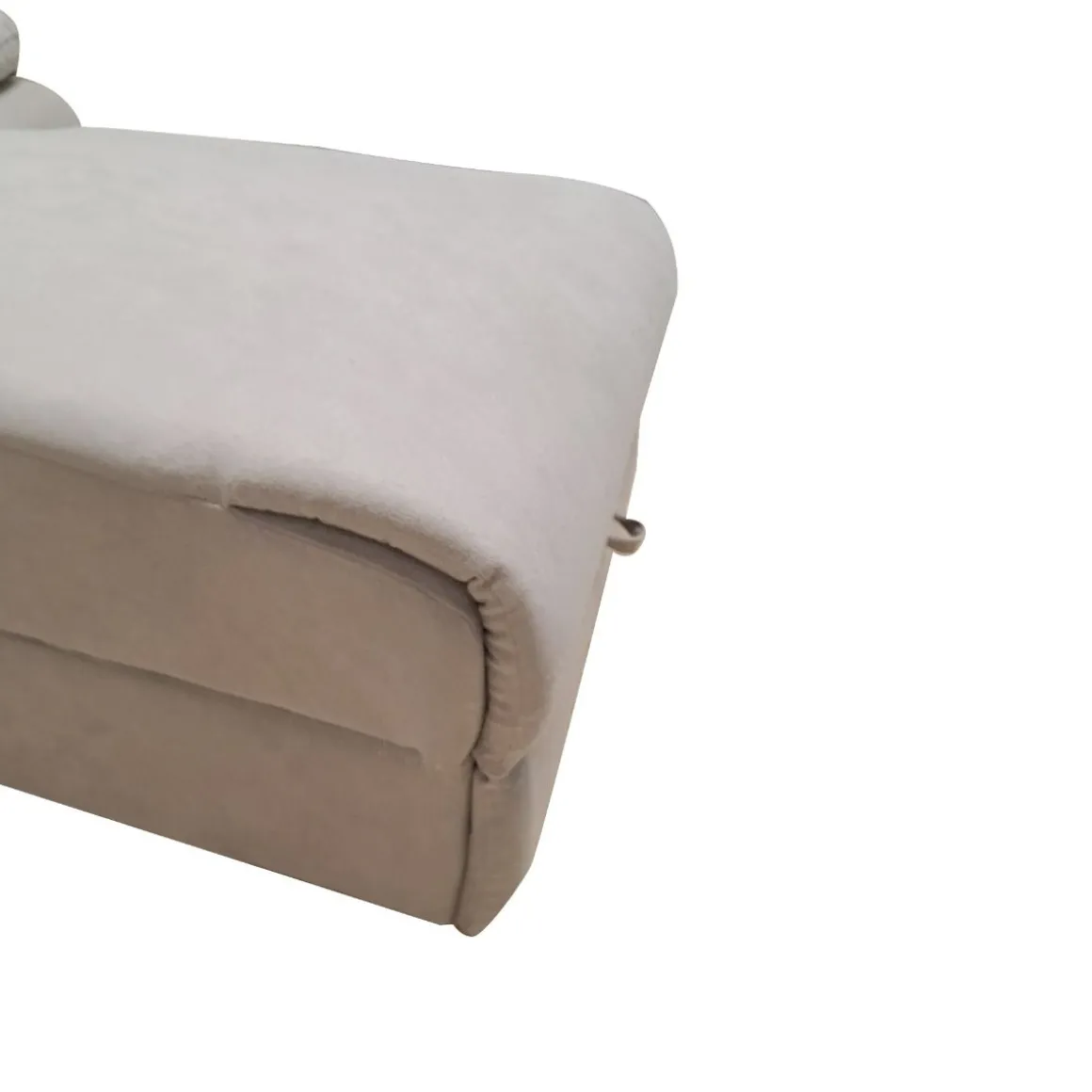 SALOTTO ULISSE CHAISE LONGUE DX CON RECLINER MANUALE TESSUTO TORTORA CHIARO: vendita online SALOTTO ULISSE CHAISE LONGUE DX CON RECLINER MANUALE TESSUTO TORTORA CHIARO in offerta