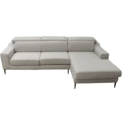 SALOTTO WINSON CON PENISOLA DX IN TESSUTO SILVER: vendita online SALOTTO WINSON CON PENISOLA DX IN TESSUTO SILVER in offerta