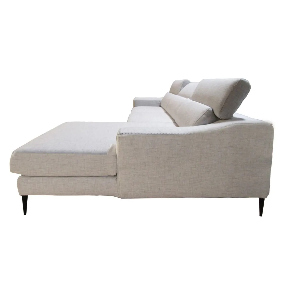 SALOTTO WINSON CON PENISOLA DX IN TESSUTO SILVER: vendita online SALOTTO WINSON CON PENISOLA DX IN TESSUTO SILVER in offerta