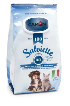 SALVIETTE 100PZ PER CANI/GATTI AL TALCO: vendita online SALVIETTE 100PZ PER CANI/GATTI AL TALCO in offerta