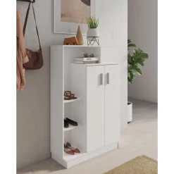 SCARPIERA/ARMADIO PETRA CM 90X34,5 H. 140 BIANCO: vendita online SCARPIERA/ARMADIO PETRA CM 90X34,5 H. 140 BIANCO in offerta